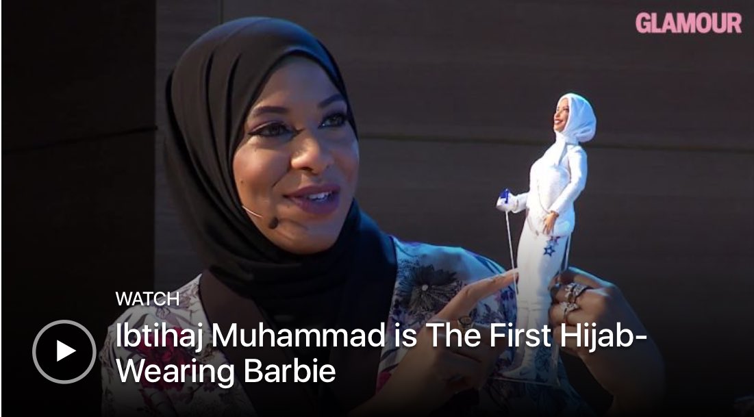La toute-première poupée Barbie portant un hijab est une escrimeuse -  Al-Kanz