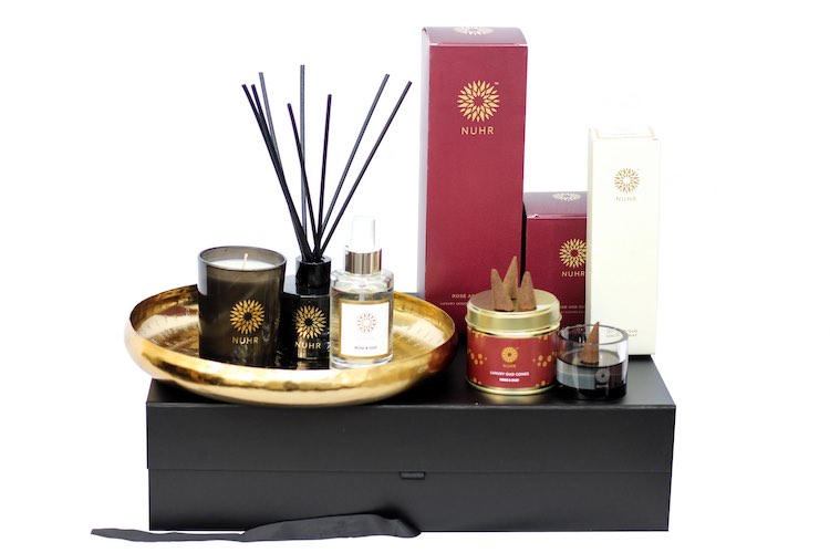 NUHR Home Rose and Oud Home Interior Gift Set