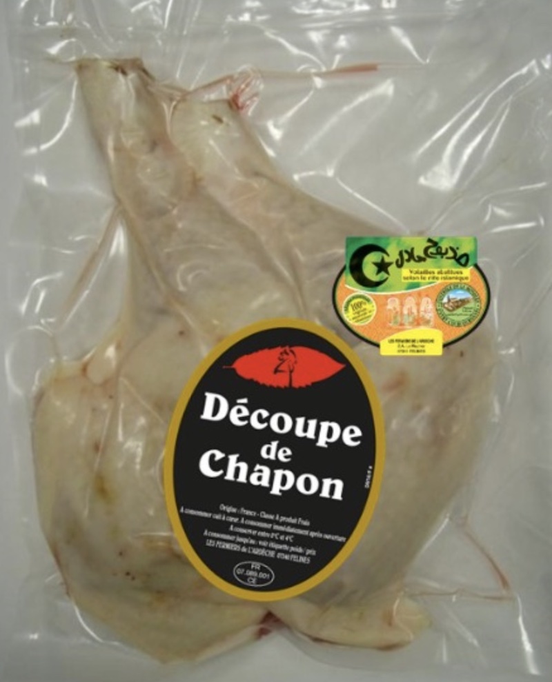 Les Fermiers de l'Ardèche chapon halal