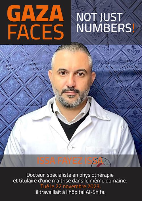 Gaza Visages, des vies, des visages, pas des nombres