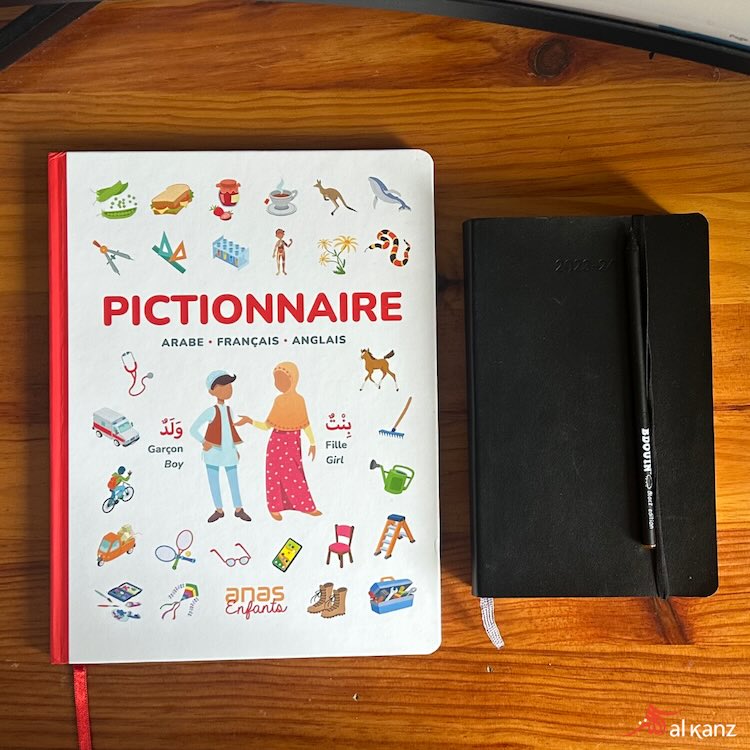 Pictionnaire, anglais, arabe, français