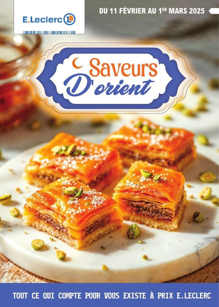 catalogue ramadan 2025 Leclerc saveurs d'Orient