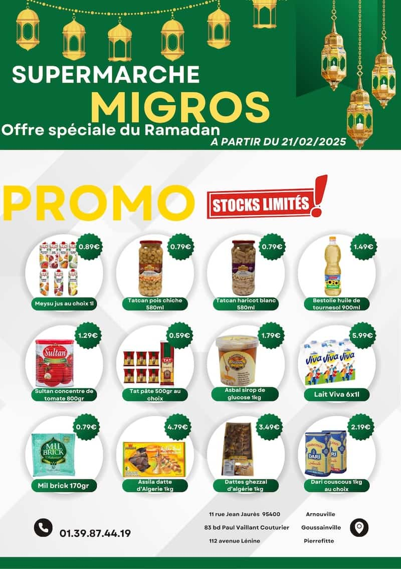 catalogue ramadan 2025 Migros