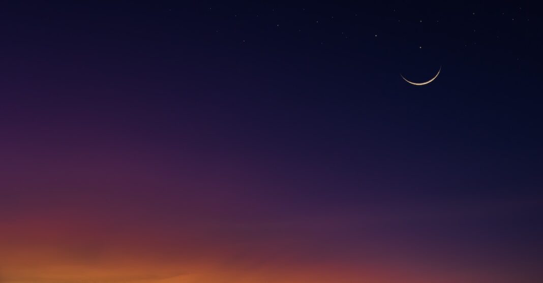 Crescent moon