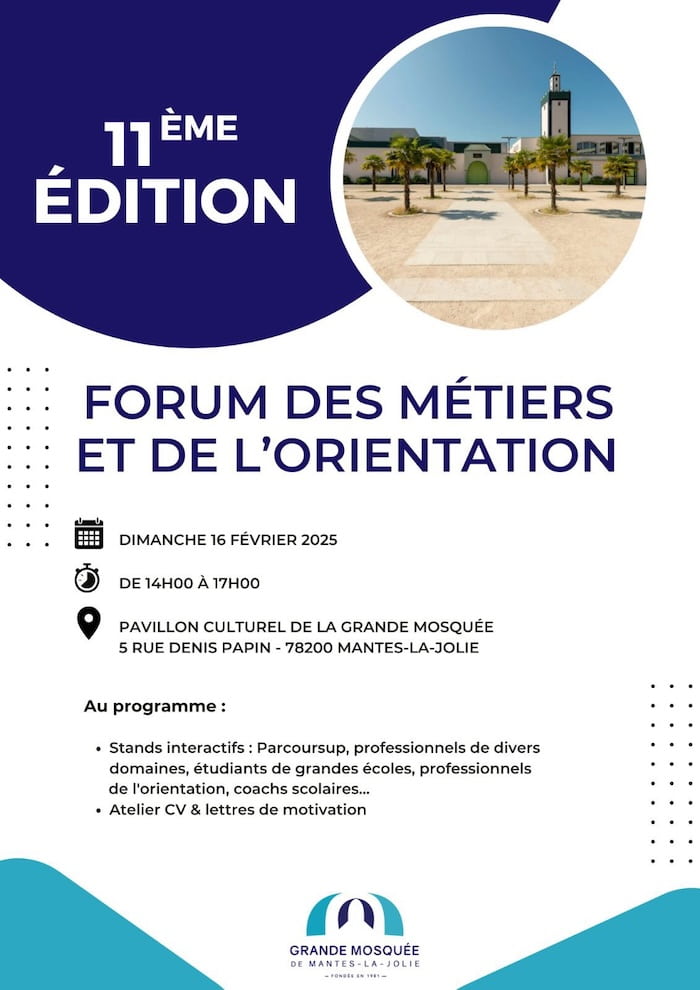 Mantes-la-Jolie : forum d'orientation professionnelle dimanche 16 février