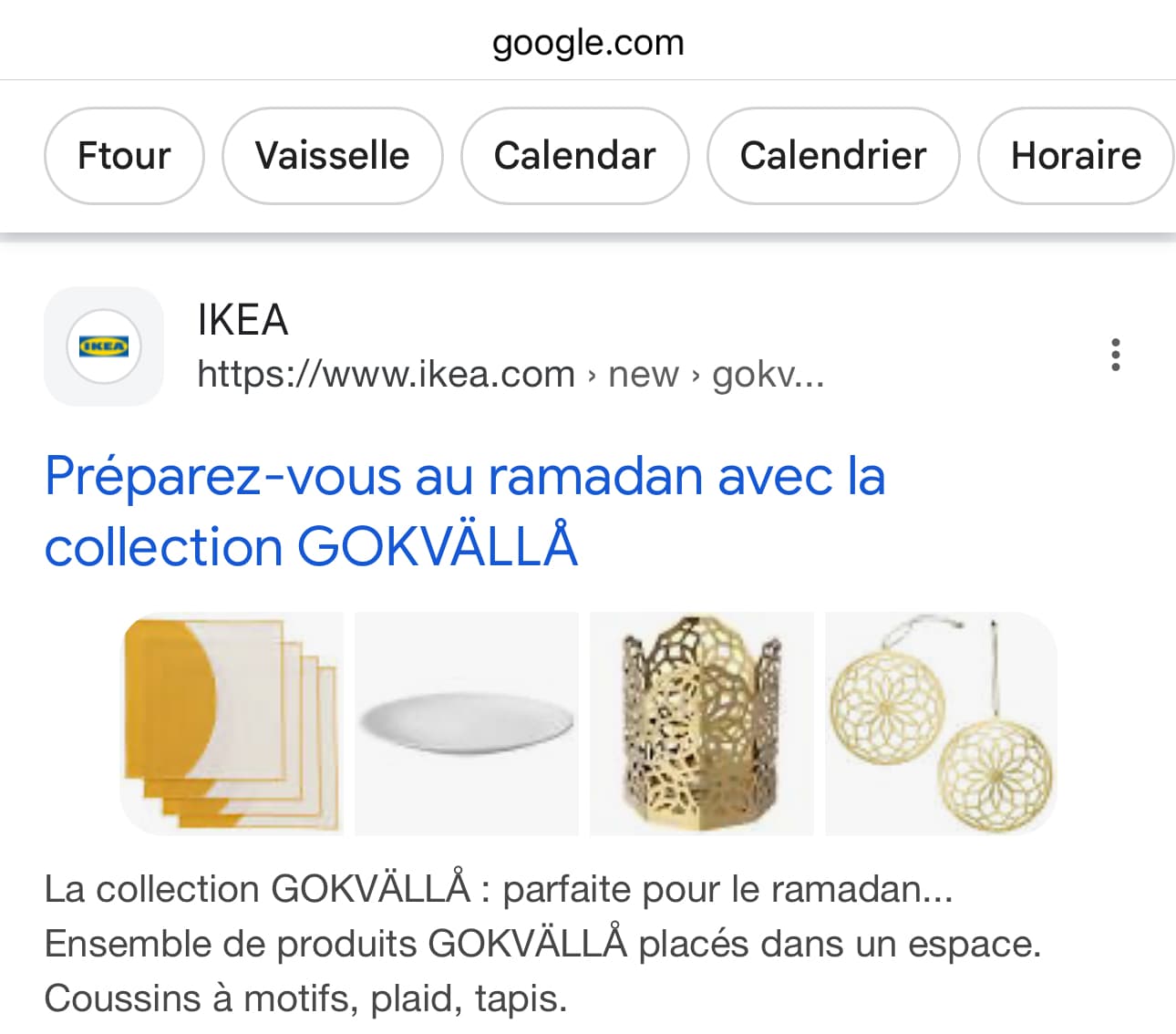 GOKVÄLLÅ, IKEA ramadan 2025