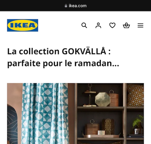 GOKVÄLLÅ, IKEA ramadan 2025