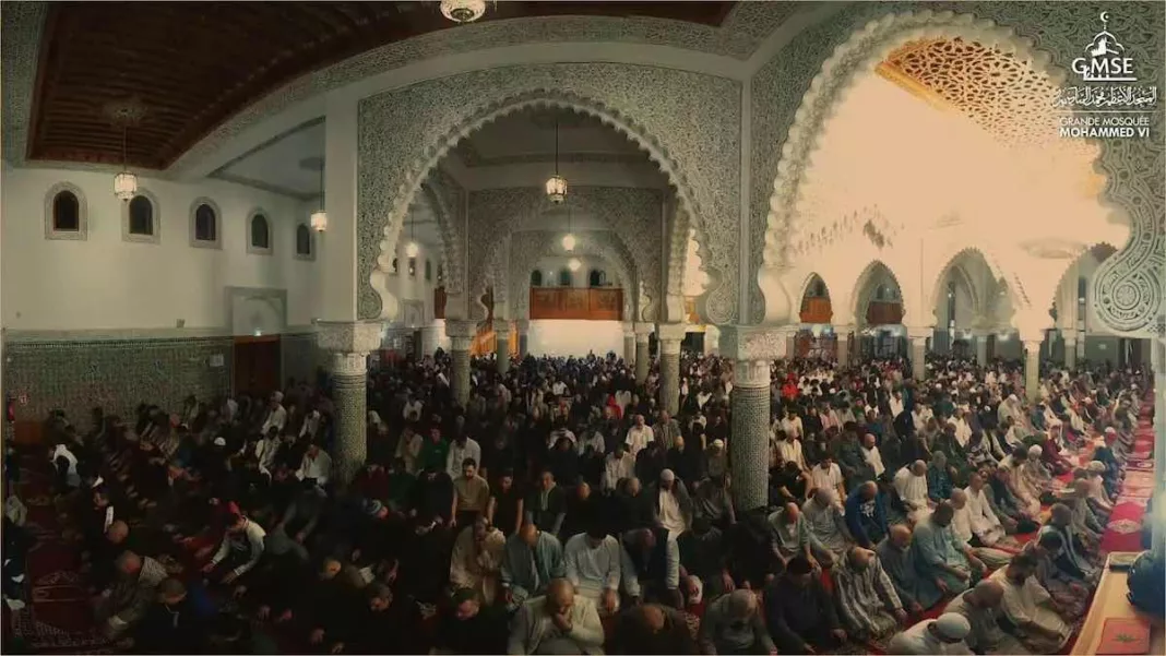 Tarawih à la mosquée Mohamed VI, Saint-Etienne